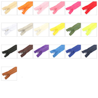 Fermeture à glissière en résine plastique colorée à extrémité ouverte 5 # pour accessoire de couture de prix usine de vêtements