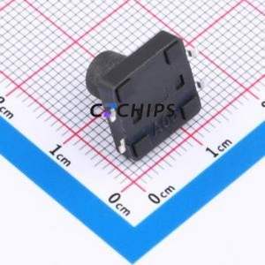 K2-1103SP-N4SW-04 Tactile Switch SMD-4P,12x12mm Switch Single Pole Single Throw Round Button 2.5N Vertical Mount - Product Image 2