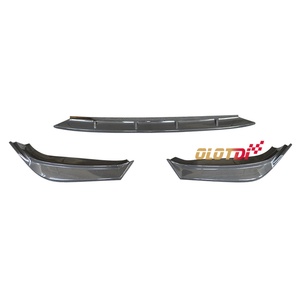 3 Piezas de Fibra de Carbono, Estilo APM, Protector de Parachoques Delantero, Alerón Inferior, Divisor Delantero para Hyundai Genesis G70 2017-2020 - Product Image 1