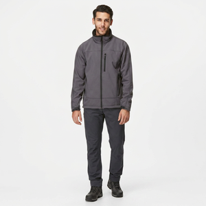 High Quality Men Windbreaker Sports Oem Waterproof Jacket Wholesale Custom Mens Polyester Spandex Softshell Jacket - Product Image 1