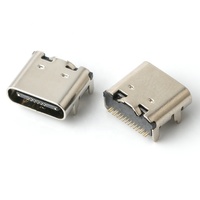 Connecteur usb femelle de Type c, 16P, carte horizontale, connecteur femelle de type C, 16 broches