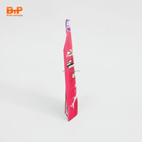 Op maat gemaakte bedrukte Doypack 35g bosbessenjam aardbeienappelsaus sap die-cut gevormde sachet plastic verpakkingszakjes