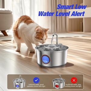 Bebedero de Acero Inoxidable para Mascotas con 4 Etapas de Filtración, Flujo de Agua Continuo y Circulante, Bebedero Automático para Perros y Gatos - Product Image 2