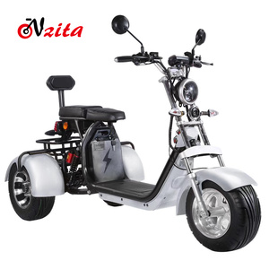 Scooter électrique puissant 2000W 30Ah à double moteur, pneus larges 10 pouces, 70 km/h, tricycle tout-terrain, stock UE - Product Image 5