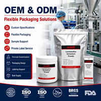 Poudre de probiotiques de qualité alimentaire Norson 100B-1000B UFC pour la santé intestinale, certifiée Halal, formule personnalisée, ODM, marque privée, Chine