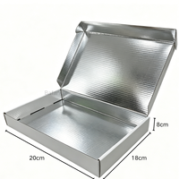 Hochwertige Aluminiumfolie Innenisolierter Warmhaltebehälter für Takeaway-Papier-Hamburgerboxen