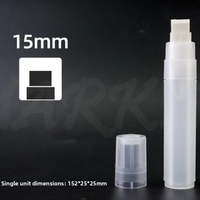 SIPA OEM – Stylo marqueur vide transparent en plastique, personnalisable et rechargeable, pointe 15 mm, pour peinture graffiti et artistique