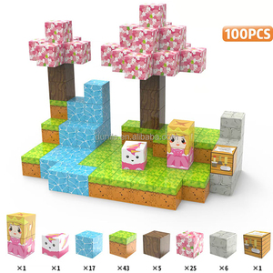 Bloques de construcción magnéticos 3D educativos creativos rompecabezas juguetes cubo magnético - Product Image 2