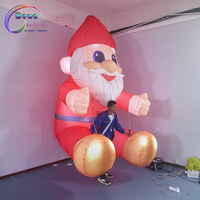 Costume gonflable portable de gnome, nain ou elfe, type mascotte, personnalisable, pour défilés, événements de Noël et spectacles
