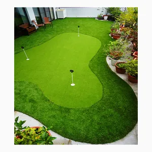 Tapete de golfe sintético de 13mm a4, acessório de carpete verde de grama de golfe sintético