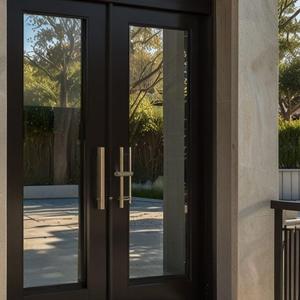 CBMMart <span class=keywords><strong>Porte</strong></span> <span class=keywords><strong>d</strong></span>'<span class=keywords><strong>entrée</strong></span> métallique en fer forgé avec panneau de verre fixe pour <span class=keywords><strong>porte</strong></span> <span class=keywords><strong>d</strong></span>'<span class=keywords><strong>entrée</strong></span> métallique <span class=keywords><strong>d</strong></span>'appartement et de villa - Product Image 4