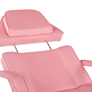 Neues Design Klappbare Kosmetikliege mit Sattelstuhl und Aufbewahrungsbox für Salon Spa Massageliege Ledermaterial - Product Image 3