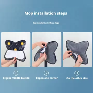 Khuyến mãi nóng: Cây lau nhà đa năng 3 trong 1, đầu xoay và miếng lau sợi nhỏ, dụng cụ vệ sinh gia đình, cây lau nhà hình tam giác - Product Image 5