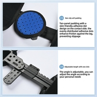 Attelle de genou médicale articulée réglable, orthèse de soutien orthopédique pour le contrôle de l'amplitude de mouvement (ROM), immobilisateur post-opératoire pour la récupération des fractures et des lésions du LCA