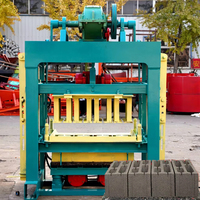 Machine à fabriquer des blocs de pavés QTJ4-40, contrôlée par PLC, pour blocs creux en béton et ciment, méthode de vibration 380V