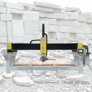4 Eksenli PLC Kontrollü Taş Köprü Kesme Makinesi, Kuvars Mermer Porselen Karo Kesimi için Şanzımanlı, 15kW Güç - Product Image 1
