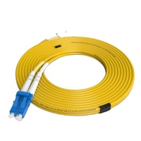 Kabel Patch Cord Fiber Optik Indoor Simplex Duplex NX CORE Single Mode dari Plastik Rekayasa untuk Komunikasi