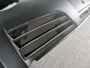 กันชนหลัง FRP พร้อมช่องระบายอากาศคาร์บอนไฟเบอร์สำหรับ Nissan GTR R35 ปี 2008-2016 รุ่นสปอร์ต - Product Image 5