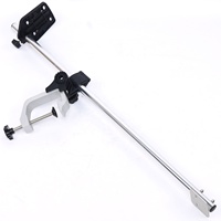 Support de détecteur de poisson en aluminium pivotant Portable 360 réglable ou support de transducteur accessoires de pêche pour la pêche en lac