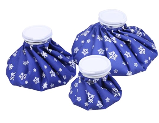 Ice Cold Pack Reusable Ice Bags for Injuries, Hot & Cold Water Bag for Therapy and Pain Relief with Elastic Support Wrap