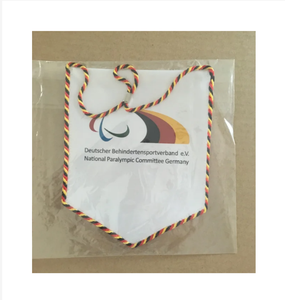 Haute qualité Mini voiture drapeau bannière glands numérique imprimé vue arrière voiture accessoires automobile éducation assurance <span class=keywords><strong>agence</strong></span> <span class=keywords><strong>de</strong></span> <span class=keywords><strong>voyage</strong></span> - Product Image 1