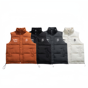 LAYENNE Gilet matelassé d'hiver décontracté très populaire, <span class=keywords><strong>sans</strong></span> manches, isolé, entièrement zippé, tendance, rembourré, grande taille, en duvet - Product Image 2