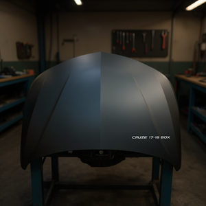 Capot moteur en fibre de verre pour Cruze 2017-2018, style boîte, noir, pièce de rechange à visser, nouveau modèle P1369 - Product Image 2