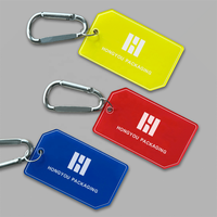 3mm bleu acrylique découpé à l'emporte-pièce Trendy Clothing Hang Tags porte-clés personnalisés & Swing Tags pour sacs & chaussures populaire en Europe & Amérique