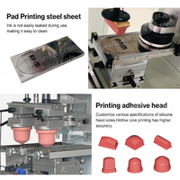 Impresora de Serigrafía Semiautomática Manual de 2 Colores APM para Vasos de PET, Camisetas, Logotipos, Borradores, Monturas de Gafas, Impresión de Tarjetas y Tubos