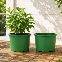 Pot Tanaman Kecil Lucu Diskon, Pot Pembibitan, Bonsai Urban, Budidaya Japandi, Pot Bunga Taman Mewah, PP Ringan, Lubang Drainase