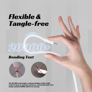 Cavo di Ricarica Rapida USB C a TYPE C Intrecciato di Alta Qualità, Colore Macaron, PD 60W 3A, 1M <span class=keywords><strong>2M</strong></span> per Telefono 15/16/17 - Product Image 4