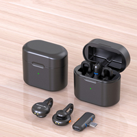 Microphone Lavalier Magnétique Sans Fil Omnidirectionnel S73 avec Annulation Intelligente du Bruit, Ultra-léger et Discret, à Clipser pour Diffusion en Direct