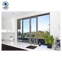 Prima House Fenêtre Design Photo Fenêtres Coulissantes en PVC Fenêtre UPVC Inclinable et Tournante Fenêtres Coulissantes en Aluminium à Double Vitrage Blanc