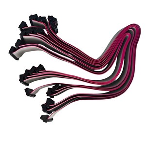 Câble ruban flexible personnalisé, pas de 1,27 mm, connecteur en fil de cuivre, câble ruban plat IDC femelle, assemblage - Product Image 6