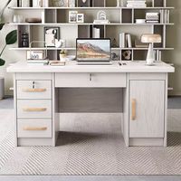 Bureau d'ordinateur en bois moderne, durable et écologique, personnalisable, idéal pour appartement, hôpital, école et usage commercial – Offre spéciale traditionnelle