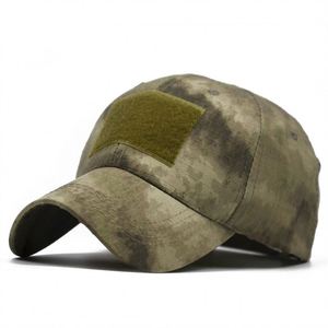 Gorra de Béisbol de Malla de Poliéster Verde Fluorescente con Diseño de Camuflaje, Estilo Hip Hop, Visera Plana, Cierre a Presión, para Hombre y Mujer - Product Image 3