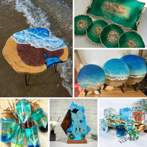 Résine époxy transparente ultra-claire pour coulée profonde, résine époxy pour table de rivière, peintures décoratives, revêtements, carreaux, boîtes - Product Image 5