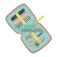 Trousse à outils pour manucure et pédicure avec élastique en cuir par Hasni Surgical Instruments CE ISO Approved - Product Image 3