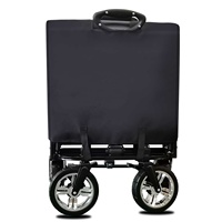 Chariot de plage de sable pliable chariot pliant Camping chariot de plage poussette de bébé chariot pliant avec auvent pour les enfants