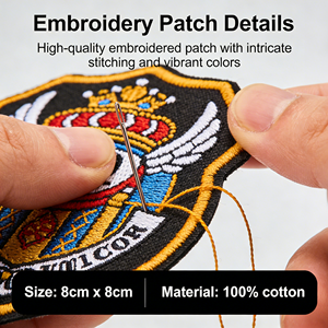Parches Bordados con Textura 3D Personalizados al por Mayor, Parches de Chenilla Termoadhesivos, Producción Rápida, MOQ Bajo, Digitalización Gratuita para Logotipos - Product Image 2