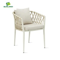Silla de Comedor Apilable SUNLAND, Directo de Fábrica, Color Personalizado, Estructura de Aluminio, Apta para Cafeterías y Hostelería