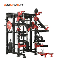 En gros, équipement de fitness professionnel en acier de marque Warm Brand, multifonctionnel : Machine Smith, machine à squats, Power Cage, Rack, Banc