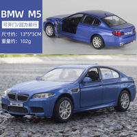 Voitures miniatures en métal moulé sous pression 1:36, alliage M2 M4 M5 M550i, avec son et lumière, voiture jouet à tirer en arrière pour enfants, collection, décoration, modèle de voiture