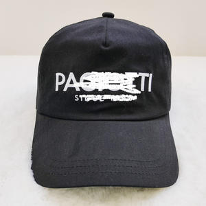 High quality 5-panel cotton baseball cap embroidered unstructured dad hat for <b>both</b> men and women - Product Image 2