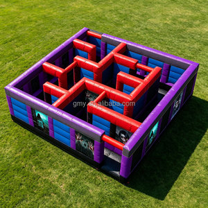 Laberinto Inflable Negro de <span class=keywords><strong>Terror</strong></span> para Alquiler - Product Image 2