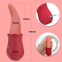 STELLAR PATH Rose Tongue Silikon-Vibrator Klitoris-Sauger & Brustwarzen-Stimulator Massagegerät Innovatives Design