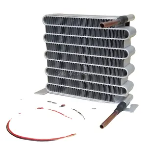 Condenser Coils Aluminum Micro Channel Tube Heat Exchanger For Industrial