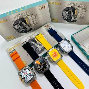 Z85 Max Smart Watch Hd Screen Gebaar Controle 3 Riem Roestvrij Staal/Leer/Siliconen Hartslagmeting Smart Watch Voor Mannen - Product Image 5