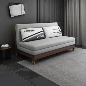 Canapé-lit pliant en bois multifonctionnel moderne, canapé-lit simple, canapé-lit, mobilier de salon à vendre