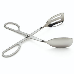 ที่คีบอาหารอเนกประสงค์สแตนเลสสำหรับสลัด พาสต้า อาหารทอด ผัก - เป็นมิตรกับสิ่งแวดล้อม ใช้กับเครื่องล้างจานและเตาอบได้ - Product Image 1